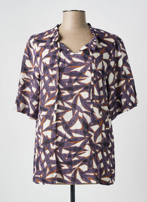 Blouse violet CISO pour femme