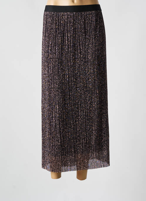 Jupe mi-longue noir YESTA pour femme