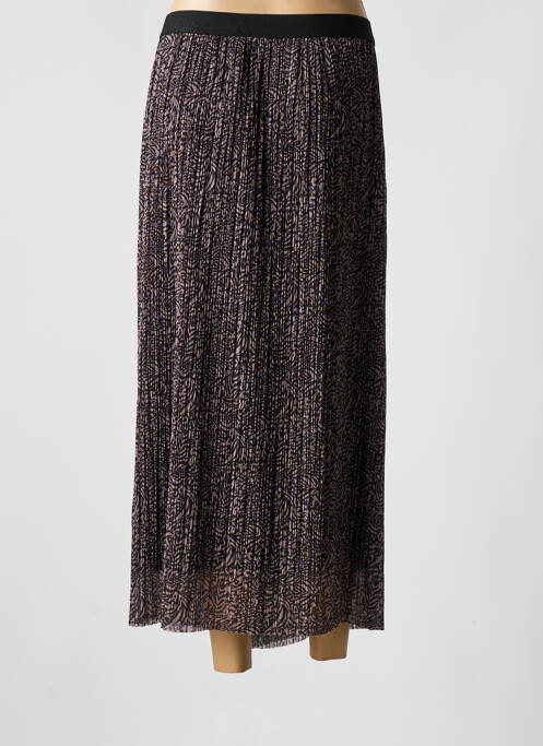 Jupe mi-longue noir YESTA femme