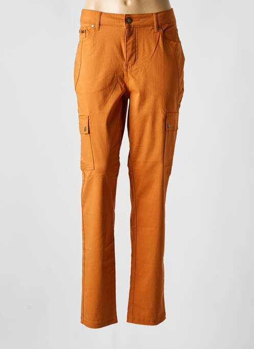Pantalon slim orange ZHENZI pour femme