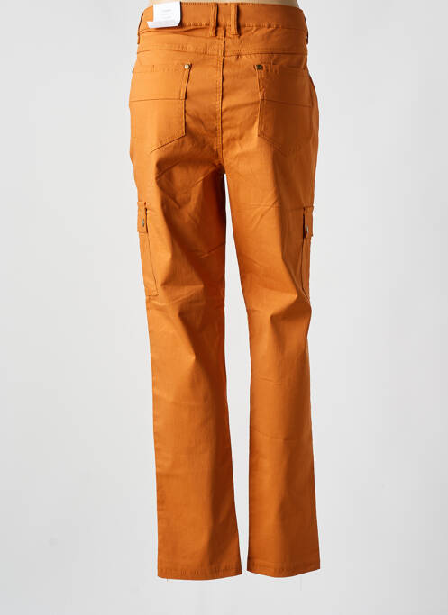 Pantalon slim orange ZHENZI pour femme