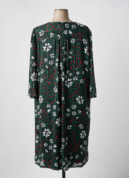 Robe courte vert OCTAVIE & LEONIE pour femme