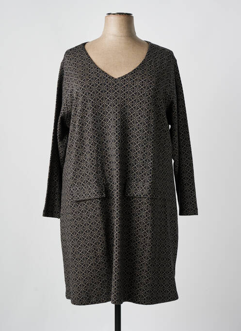 Robe mi-longue noir AGATHE & LOUISE pour femme