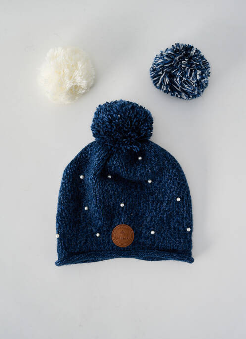 Bonnet bleu CABAÏA pour femme