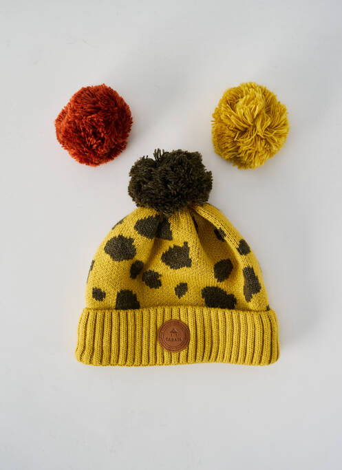 Bonnet jaune CABAÏA pour femme