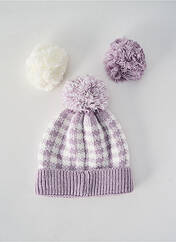 Bonnet violet CABAÏA pour unisexe seconde vue
