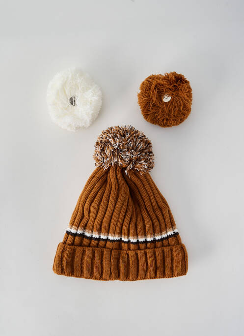 Bonnet marron CABAÏA pour unisexe