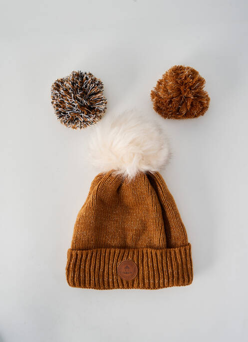 Bonnet marron CABAÏA pour femme