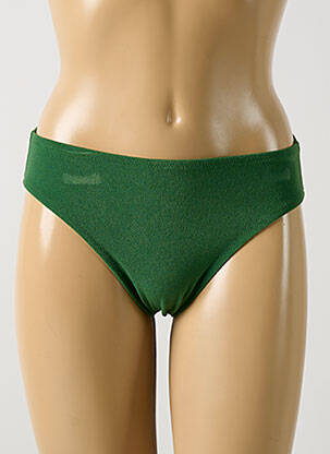 Bas de maillot de bain stretch culotte vert PAIN DE SUCRE femme