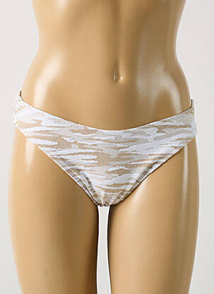Bas de maillot de bain imprimé fantaisie culotte or PAIN DE SUCRE femme