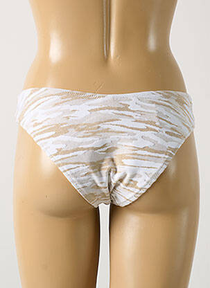 Bas de maillot de bain imprimé fantaisie culotte or PAIN DE SUCRE femme