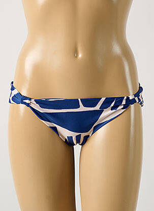 Bas de maillot de bain imprimé fantaisie culotte bleu RIO DE SOL femme