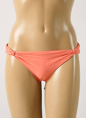 Bas de maillot de bain tissage satiné culotte orange RIO DE SOL femme