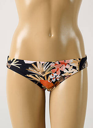 Bas de maillot de bain imprimé fleurs culotte noir SEAFOLLY femme