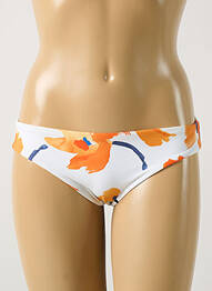 Bas de maillot de bain imprimé fleurs culotte orange SEAFOLLY femme