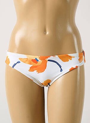 Bas de maillot de bain imprimé fleurs culotte orange SEAFOLLY femme