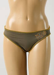 Bas de maillot de bain vert GRAIN DE SABLE pour femme seconde vue