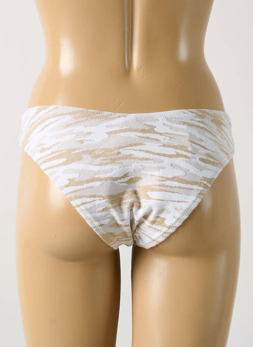 Bas de maillot de bain imprimé fantaisie culotte or PAIN DE SUCRE femme
