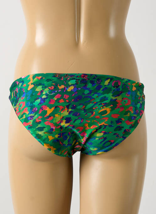 Bas de maillot de bain imprimé fantaisie culotte vert RIO DE SOL femme