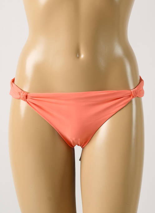 Bas de maillot de bain tissage satiné culotte orange RIO DE SOL femme
