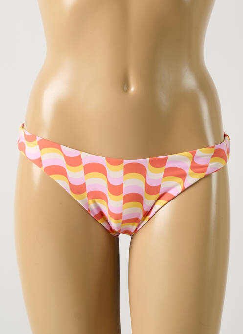 Bas de maillot de bain imprimé fantaisie culotte rose SEAFOLLY femme