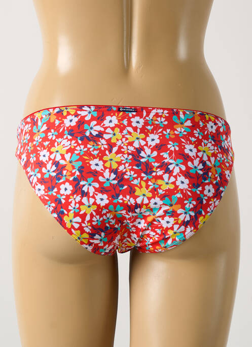 Bas de maillot de bain rouge GRAIN DE SABLE pour femme