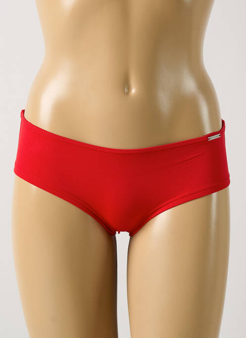 Bas de maillot de bain rouge GRAIN DE SABLE pour femme