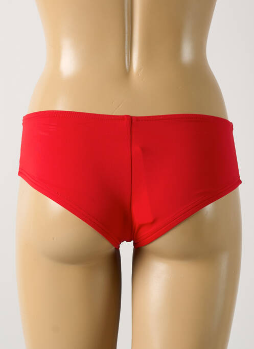 Bas de maillot de bain rouge GRAIN DE SABLE pour femme