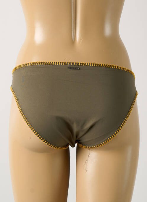 Bas de maillot de bain vert GRAIN DE SABLE femme