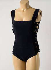 Maillot de bain 1 pièce noir PAIN DE SUCRE pour femme seconde vue