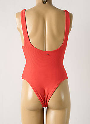 Maillot de bain 1 pièce stretch haut soutien-gorge emboitant orange SEAFOLLY femme