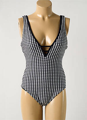 Maillot de bain 1 pièce stretch haut soutien-gorge avec mousse de rembourrage amovible noir SEAFOLLY femme