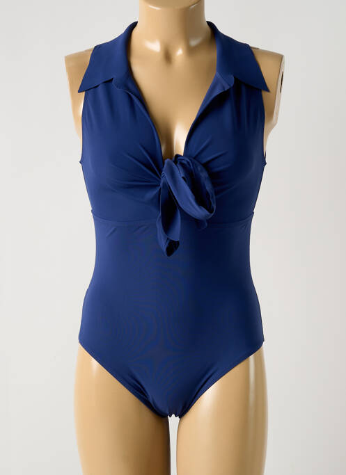 Maillot de bain 1 pièce bleu PAIN DE SUCRE pour femme