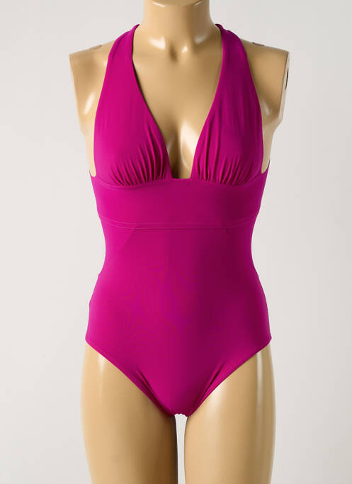 Maillot de bain 1 pièce rose PAIN DE SUCRE pour femme
