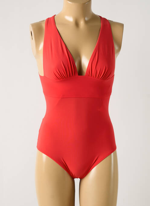 Maillot de bain 1 pièce rouge PAIN DE SUCRE pour femme