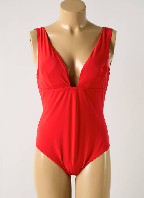 Maillot de bain 1 pièce rouge PAIN DE SUCRE pour femme