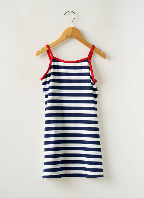 Robe de plage bleu GRAIN DE SABLE pour fille