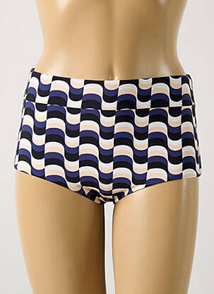 Bas de maillot de bain imprimé fantaisie culotte bleu SEAFOLLY femme