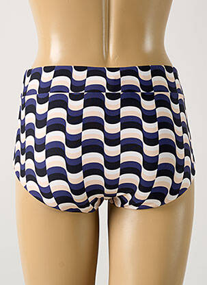 Bas de maillot de bain imprimé fantaisie culotte bleu SEAFOLLY femme