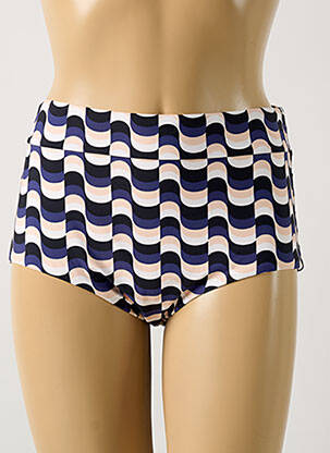 Bas de maillot de bain imprimé fantaisie culotte bleu SEAFOLLY femme