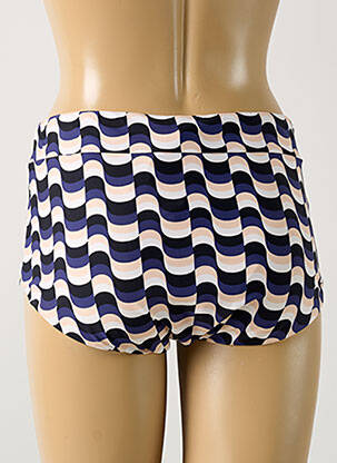 Bas de maillot de bain imprimé fantaisie culotte bleu SEAFOLLY femme