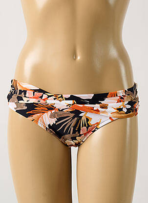 Bas de maillot de bain imprimé fleurs culotte orange SEAFOLLY femme