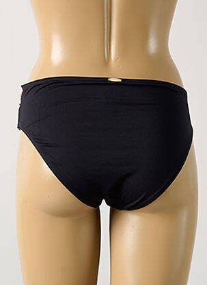 Bas de maillot de bain imprimé fantaisie culotte noir GRAIN DE SABLE femme