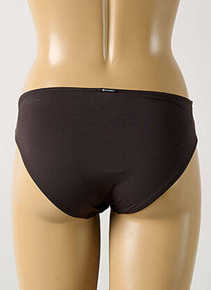 Bas de maillot de bain imprimé fleurs culotte vert GRAIN DE SABLE femme