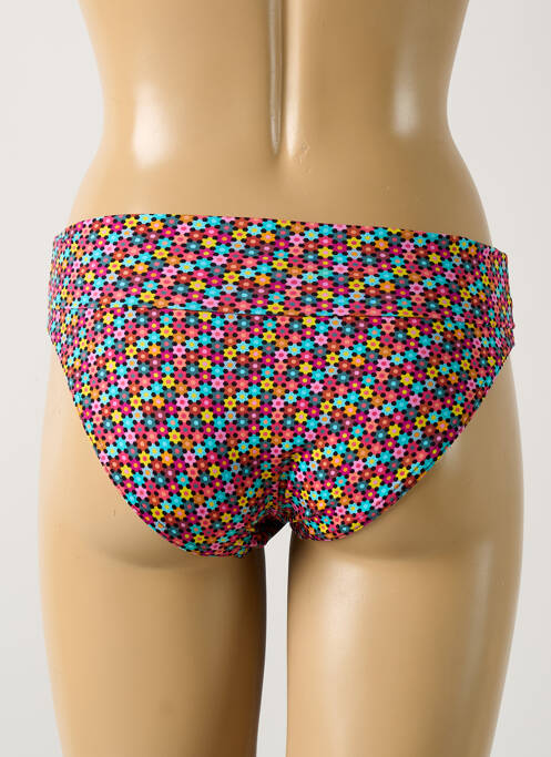 Bas de maillot de bain imprimé fleurs culotte rouge GRAIN DE SABLE femme