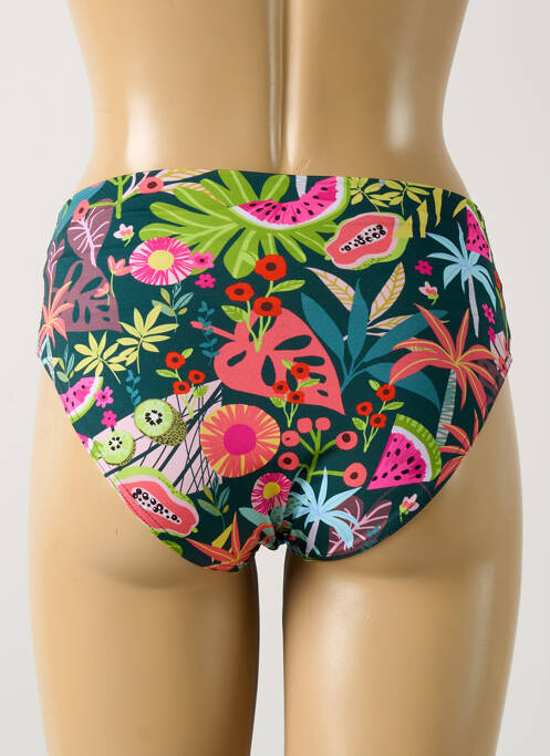 Bas de maillot de bain vert GRAIN DE SABLE pour femme