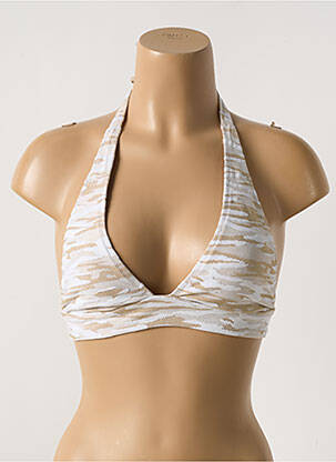 Haut de maillot de bain haut triangles haut triangles or PAIN DE SUCRE femme