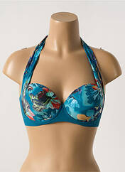 Haut de maillot de bain bleu PAIN DE SUCRE pour femme seconde vue