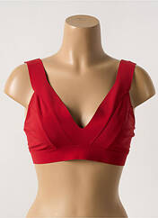 Haut de maillot de bain rouge PAIN DE SUCRE pour femme seconde vue