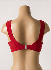 Haut de maillot de bain rouge PAIN DE SUCRE pour femme seconde vue